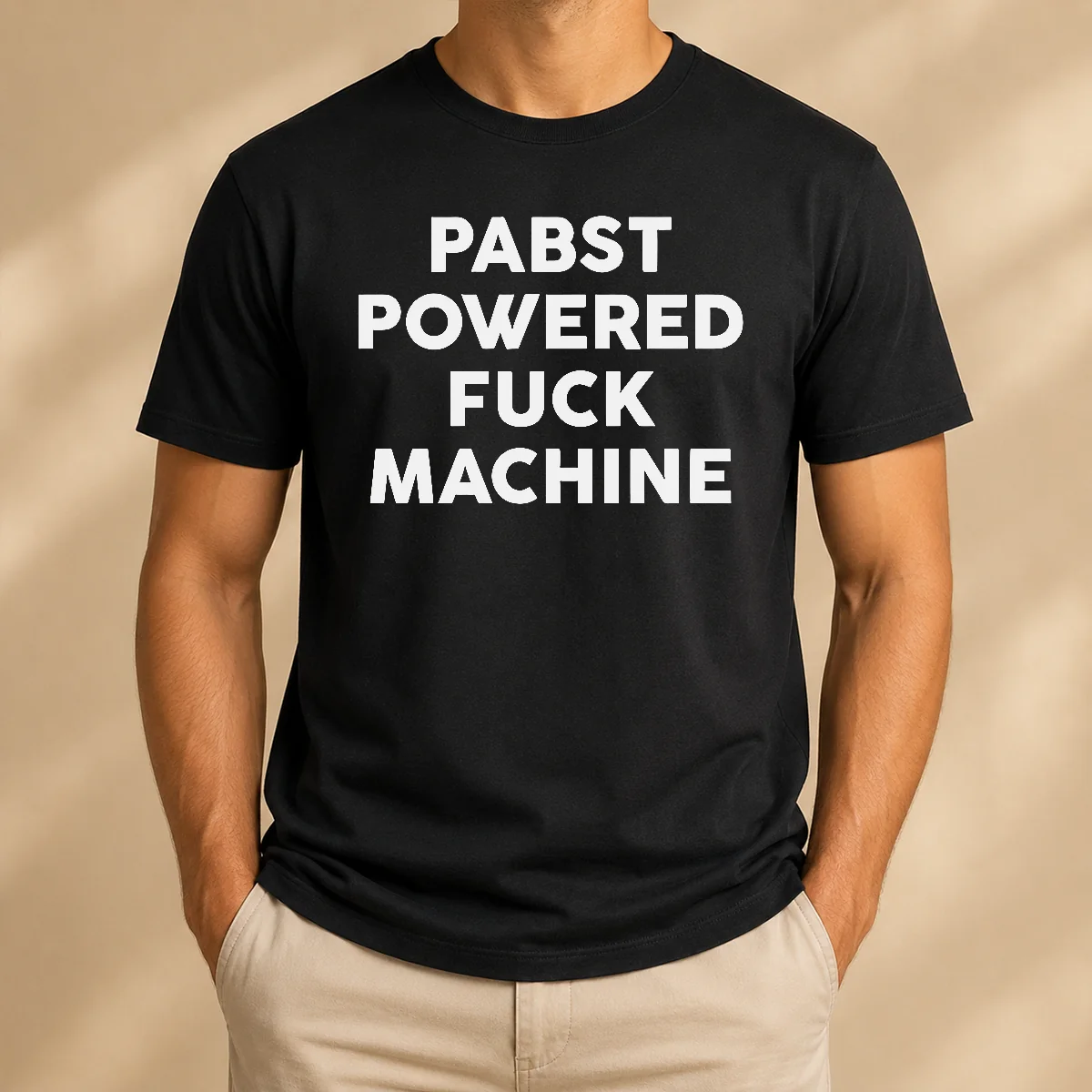 Good Pabst Powered Fuck Machine Bold Shirt Good Pabst Powered Fuck Machine Bold Shirt