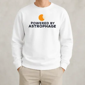 Good Powered By Astrophage Geek Sweater