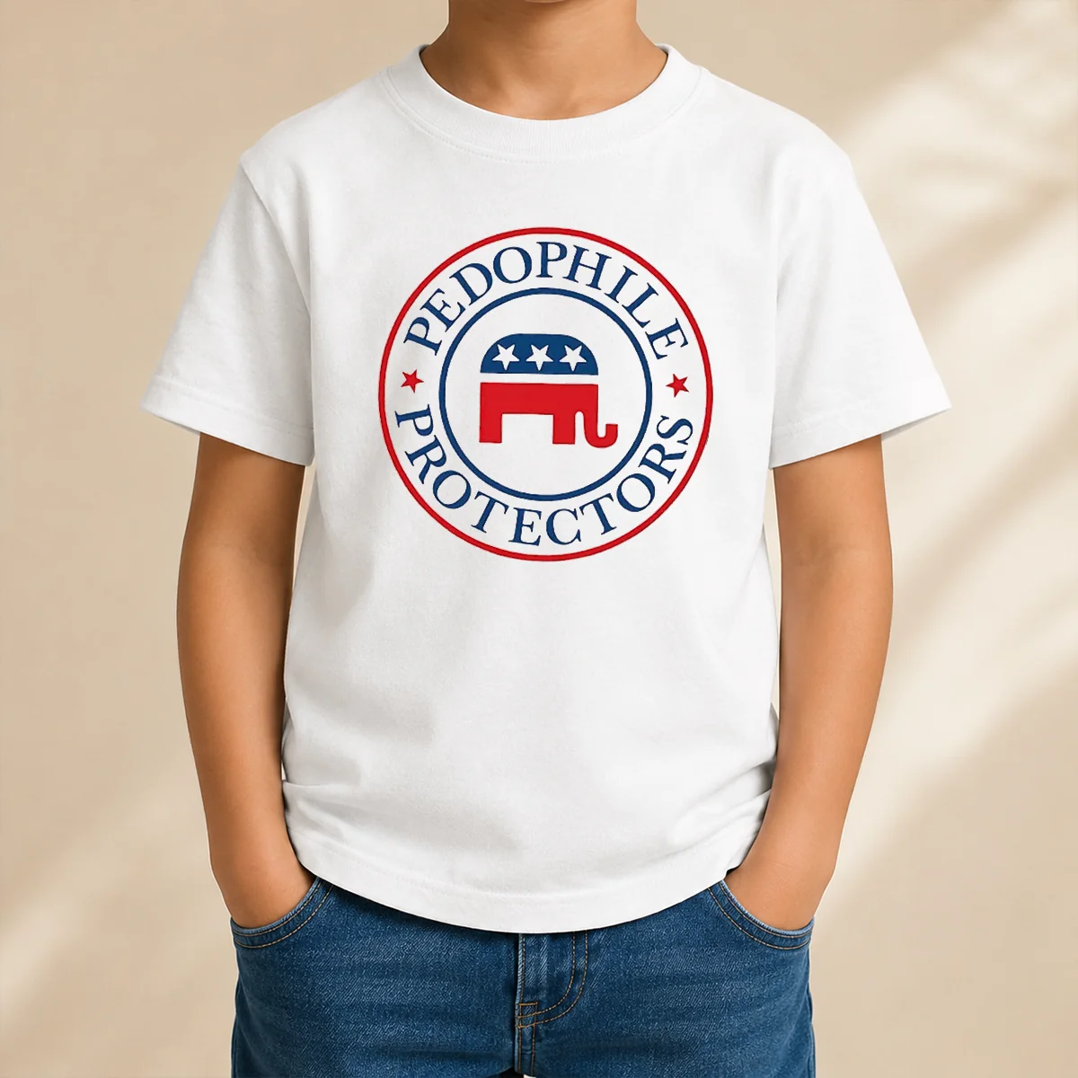 Good Republican Pedophile Protectors Party Kids T-Shirt