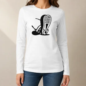 Good Stomp Out Every Transphobe Boot Social Justice Activism Equality Protest Long Sleeve Shirt