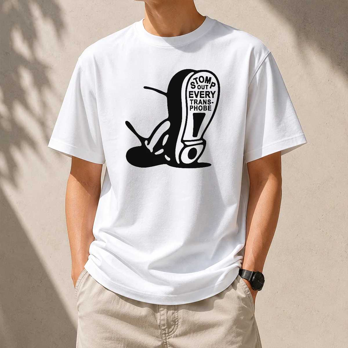 Good Stomp Out Every Transphobe Boot Shirt Good Stomp Out Every Transphobe Boot Shirt