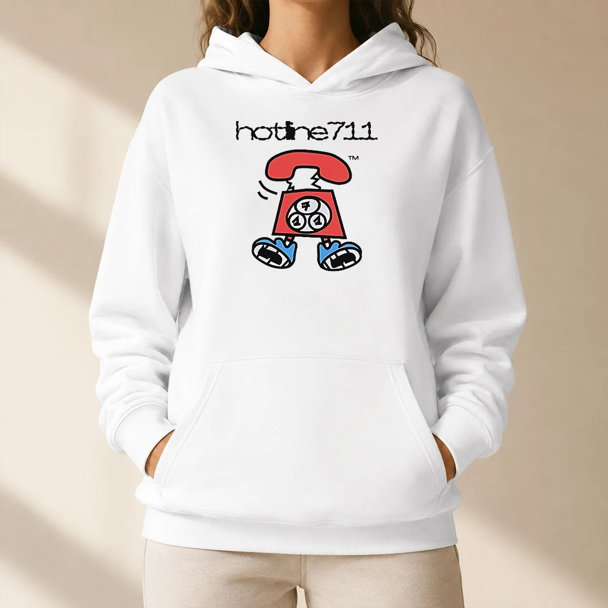 Good Telephone Cartoon Hotline711 Shirt - Image 5