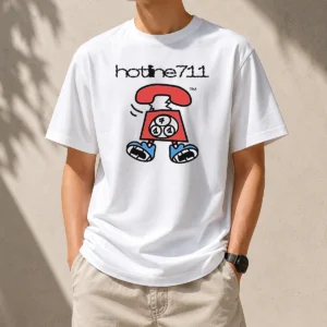 Good Telephone Cartoon Hotline711 Shirt
