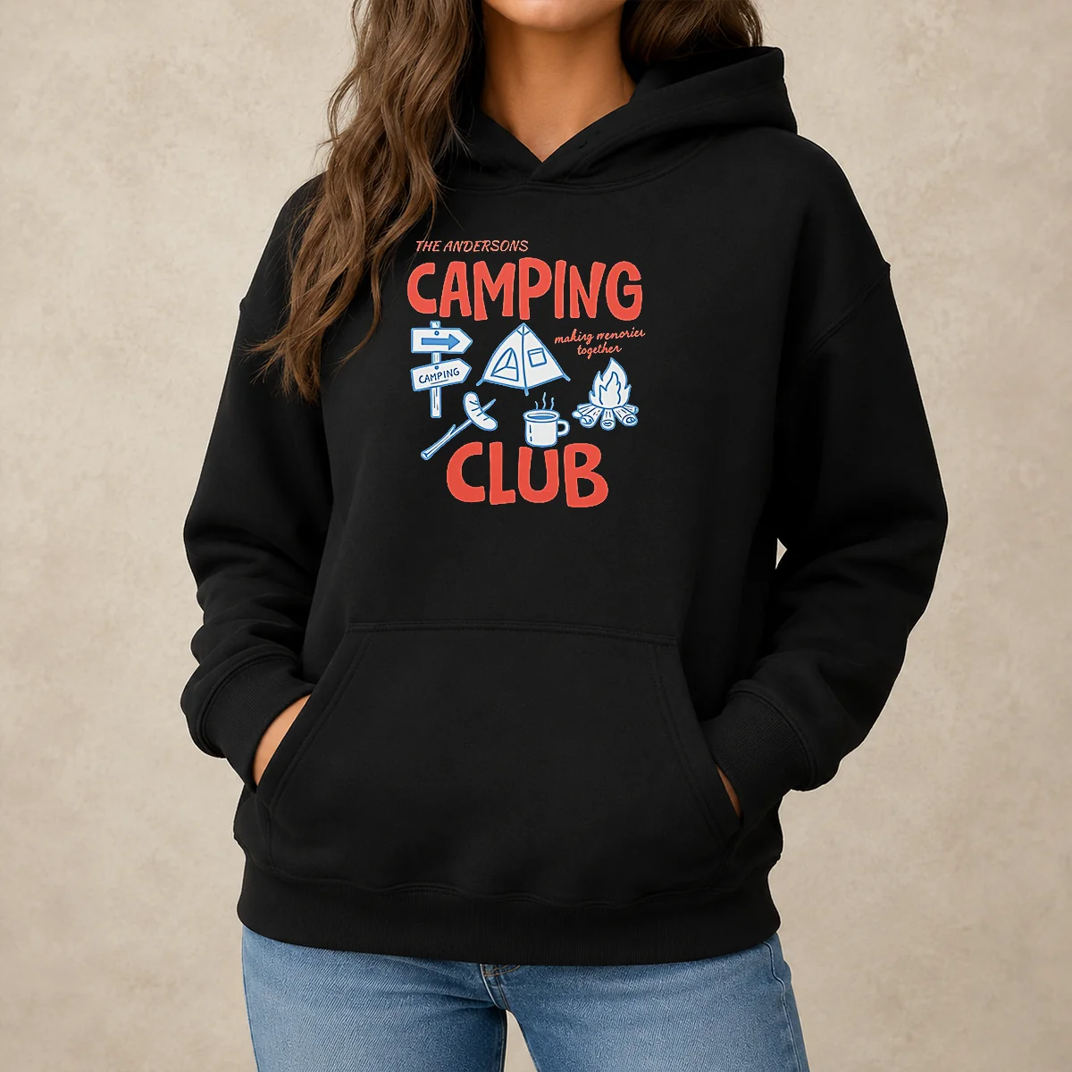 Good The Andersons Camping Club Making Memories Together Campfire Hoodie