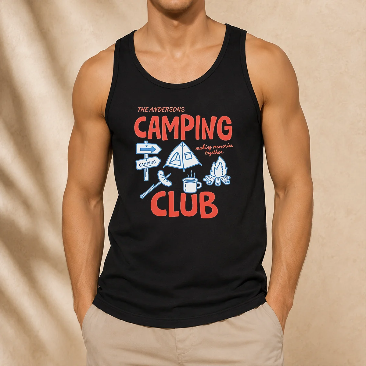 Good The Andersons Camping Club Making Memories Together Campfire Tank Top
