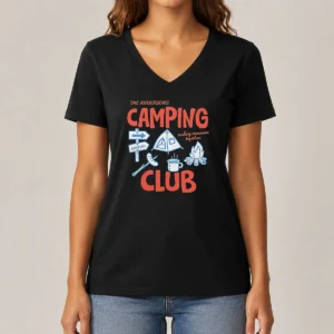 Good The Andersons Camping Club Making Memories Together Campfire V-Neck Shirt