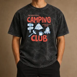 Good The Andersons Camping Club Making Memories Together Campfire Washed T-Shirt