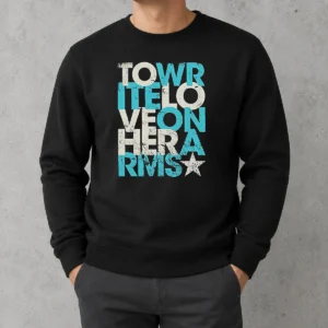 Good Tower Of Love Hero Rivers Distressed Sweater