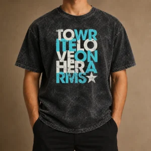 Good Tower Of Love Hero Rivers Distressed Washed T Shirt featuring a vintage distressed graphic on a soft washed fabric