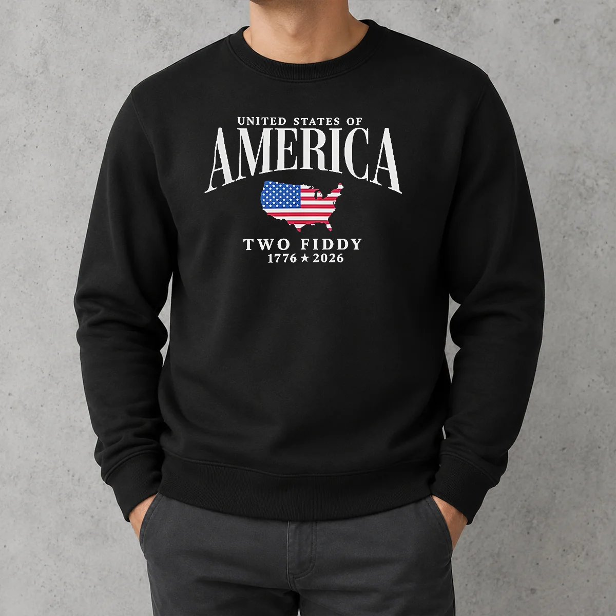 Good United States Of America Two Fiddy 1776 2026 Sweater