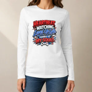 Heartbeat Watching Level Up Life Thanks To My Squad Comic Long Sleeve Shirt