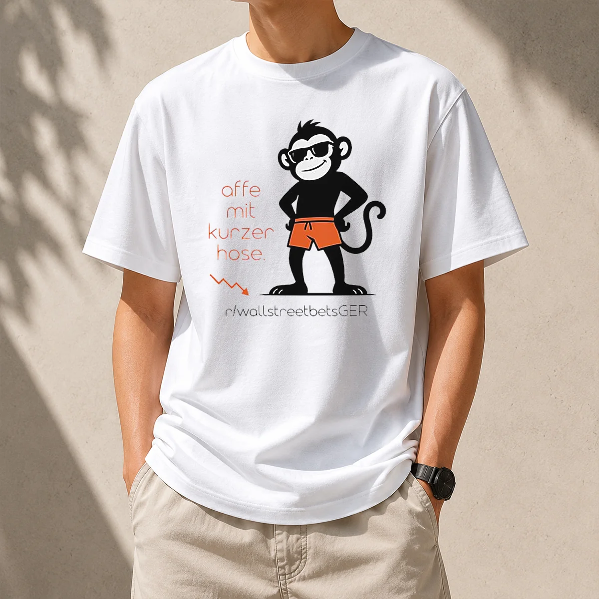Hot Affe Mit Kurzer Hose Shirt Hot Affe Mit Kurzer Hose Shirt