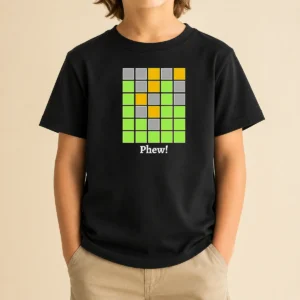 Hot Awesome Minesweeper Phew Grid Kids T-Shirt