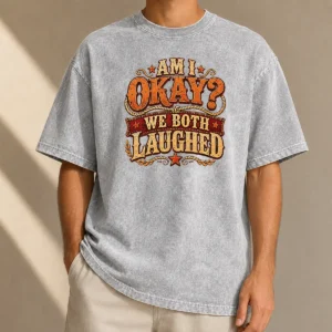 Hot Nice Halloween Coffee Quote Western Washed T-Shirt