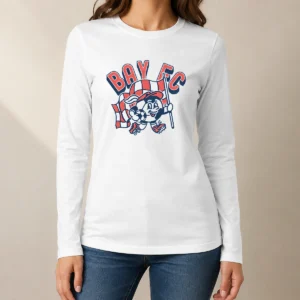 Hot Nice Kid'S Bay FC Soccer Player Ash Long Sleeve Shirt