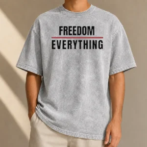 Hot Official Freedom For Everything Washed T-Shirt