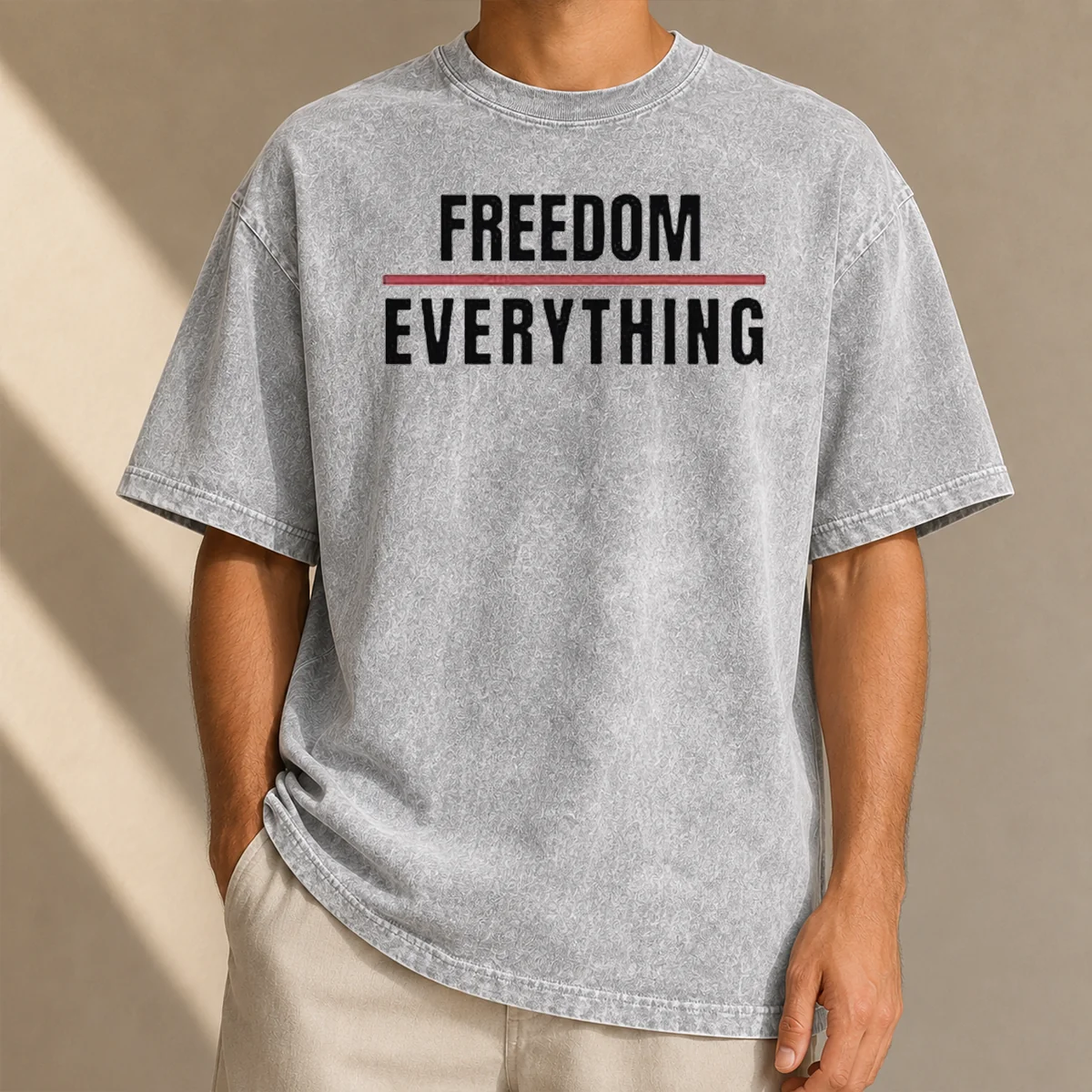 Hot Official Freedom For Everything Washed T-Shirt