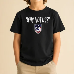 Hot Original U.S. Soccer USA Why Not US Kids T-Shirt