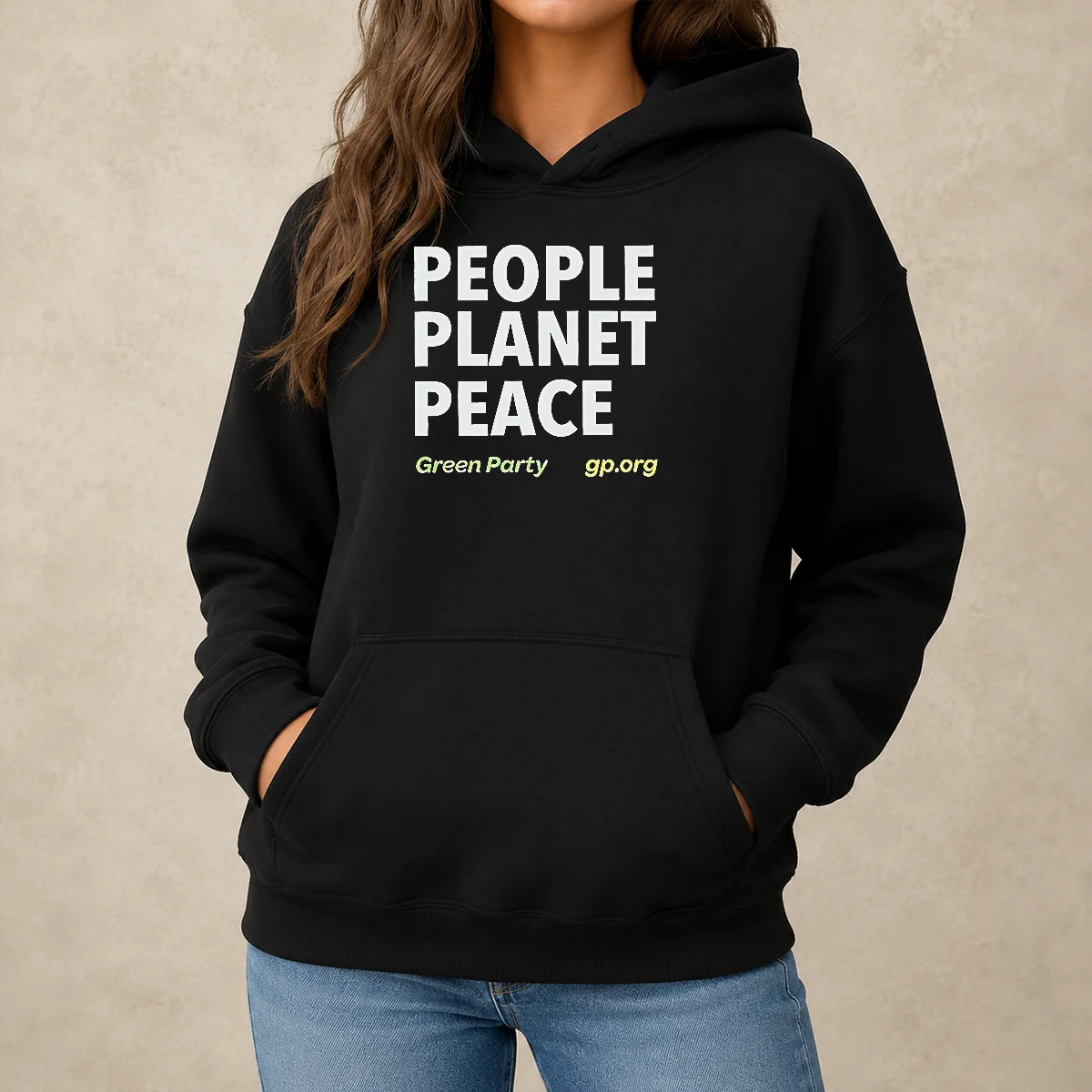 Hot Perfect People Planet Peace Green Party Political Activism Hoodie