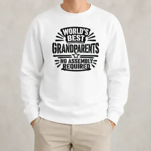 Hot Premium Grandparents Day Stencil Shirt Worlds Best No Assembly Neede Sweater