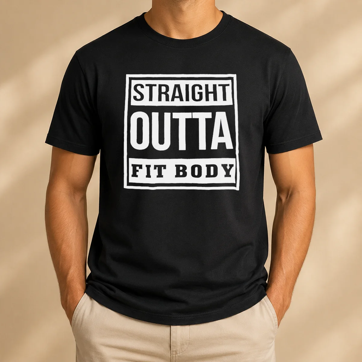 Hot Premium Straight Outta Fit Body Shirt Hot Premium Straight Outta Fit Body Shirt
