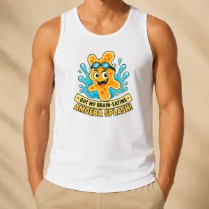 Hot Pretty Playful Brain Amoeba Minimalist Humor Tank Top