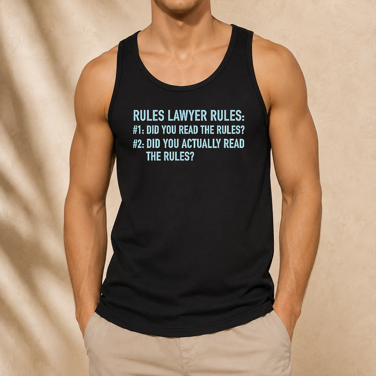 Hot Rules Lawyer Rules Geek Tank Top
