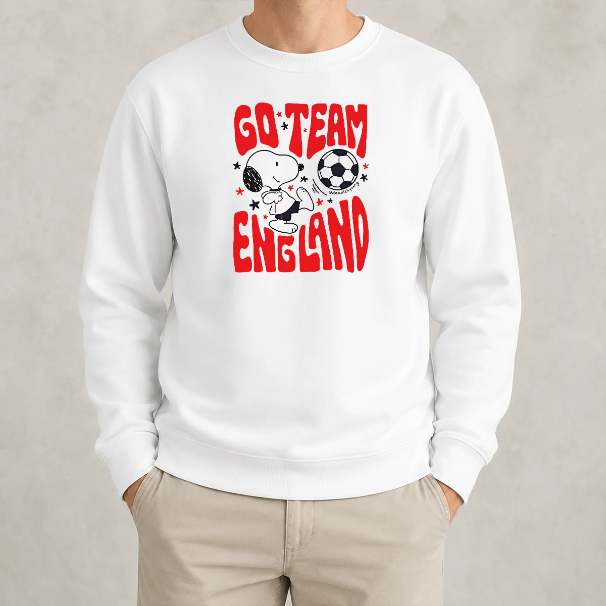 Hot Snoopy England Go Team England World Cup 2026 Sweater
