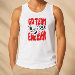 Hot Snoopy England Go Team England World Cup 2026 Tank Top