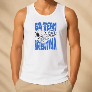 Hot Snoopy Go Team Argentina World Cup 2026 Tank Top