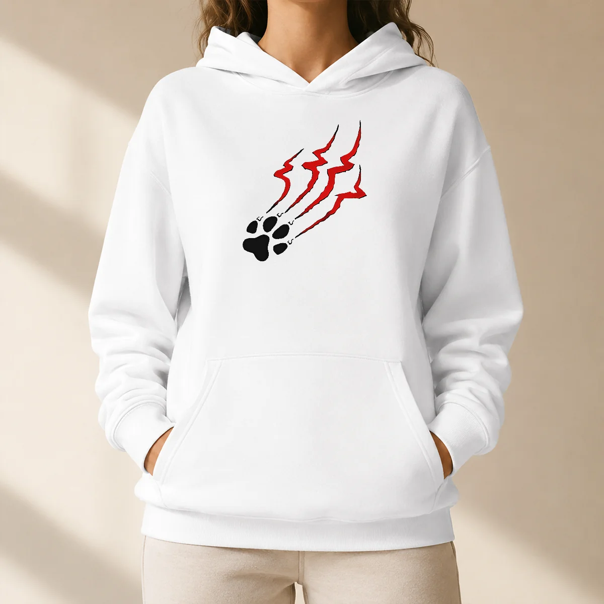 Hot Stripe Tiger Claw Scratch Hoodie