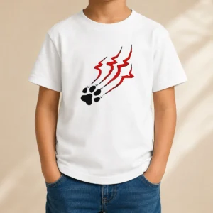 Hot Stripe Tiger Claw Scratch Kids T-Shirt
