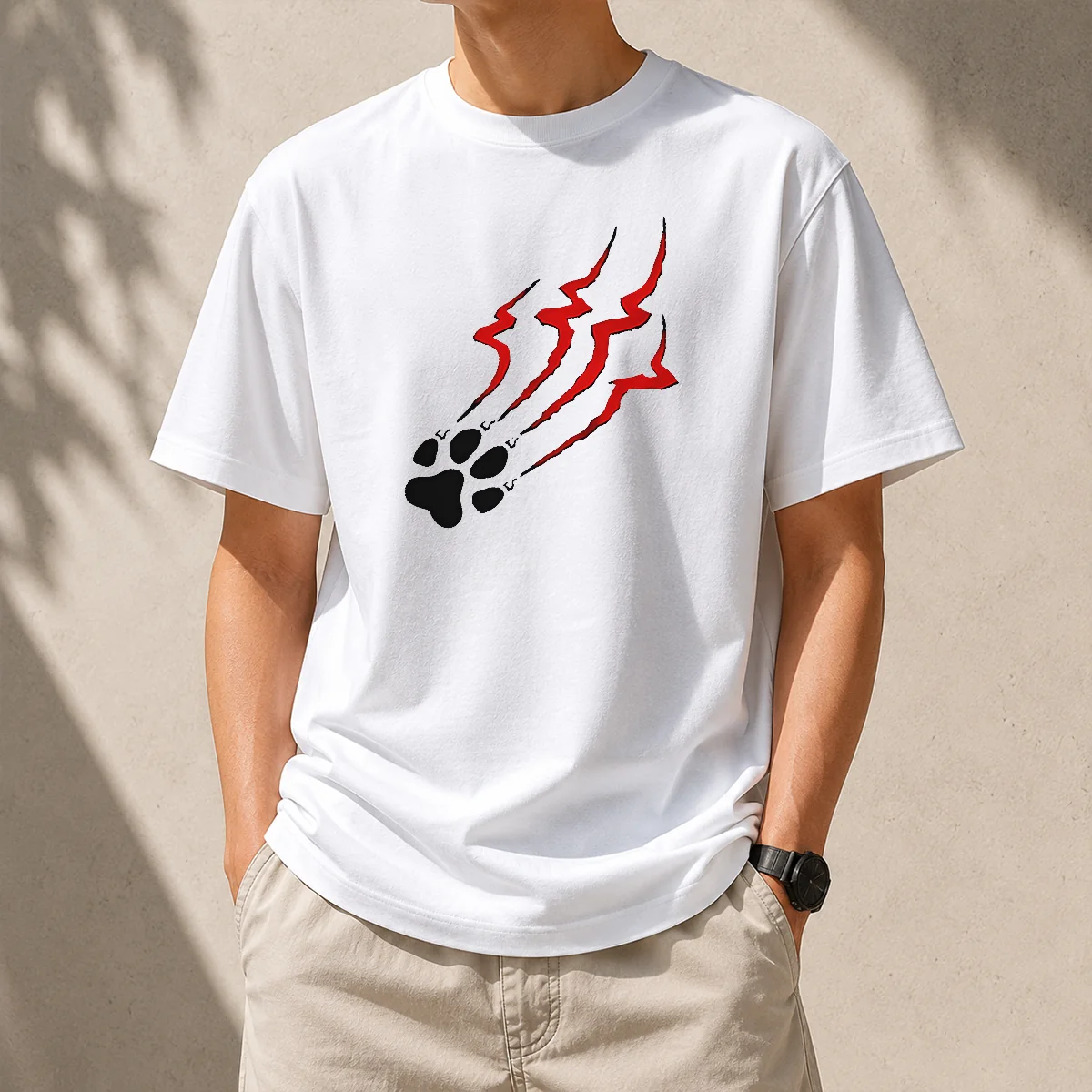 Hot Stripe Tiger Claw Scratch Shirt Hot Stripe Tiger Claw Scratch Shirt