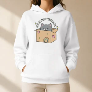 Nice Awesome Emotional Support Box Hoodie