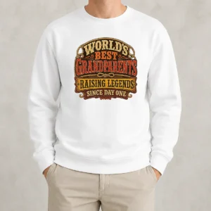 Nice Awesome Grandparents Day Western Vintage Pride Sweater