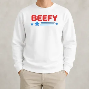 Nice Awesome The Bear Beefy Stars Sweater
