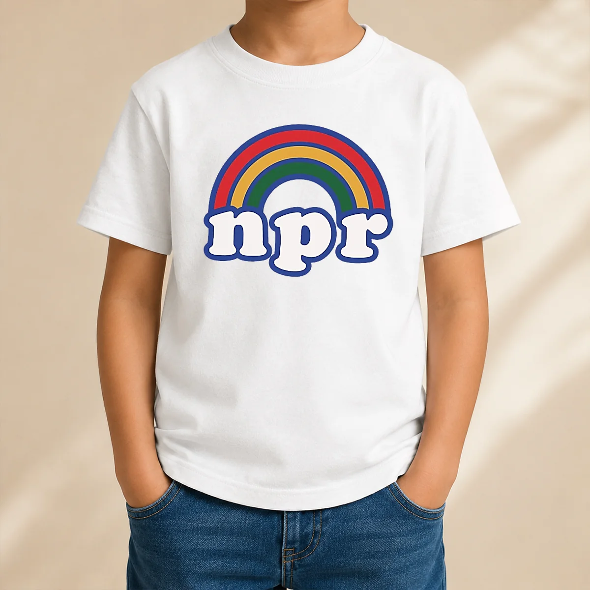 Nice NPR Rainbow Kids T-Shirt