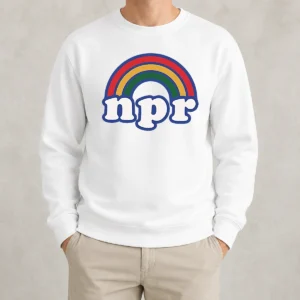 Nice NPR Rainbow Sweater