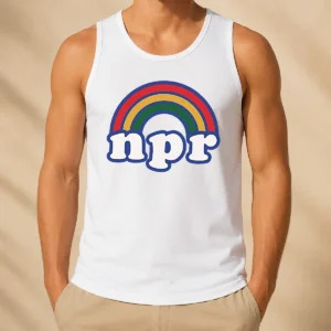 Nice NPR Rainbow Tank Top
