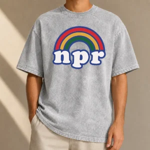 Nice NPR Rainbow Washed T-Shirt
