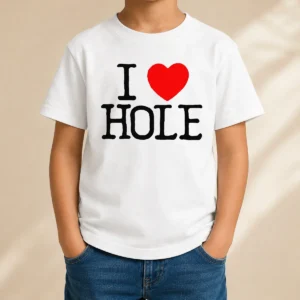 Nice Official I Love Hole Band Logo Alternative Rock Grunge Kids T Shirt featuring bold band logo on a comfortable kids' cotton tee