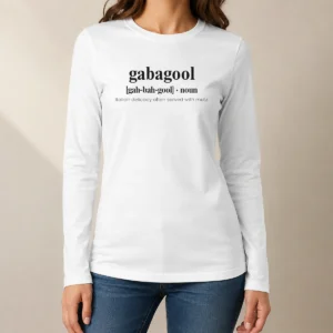 Nice Premium Gabagool Italian Delicacy Definition Mutz Long Sleeve Shirt