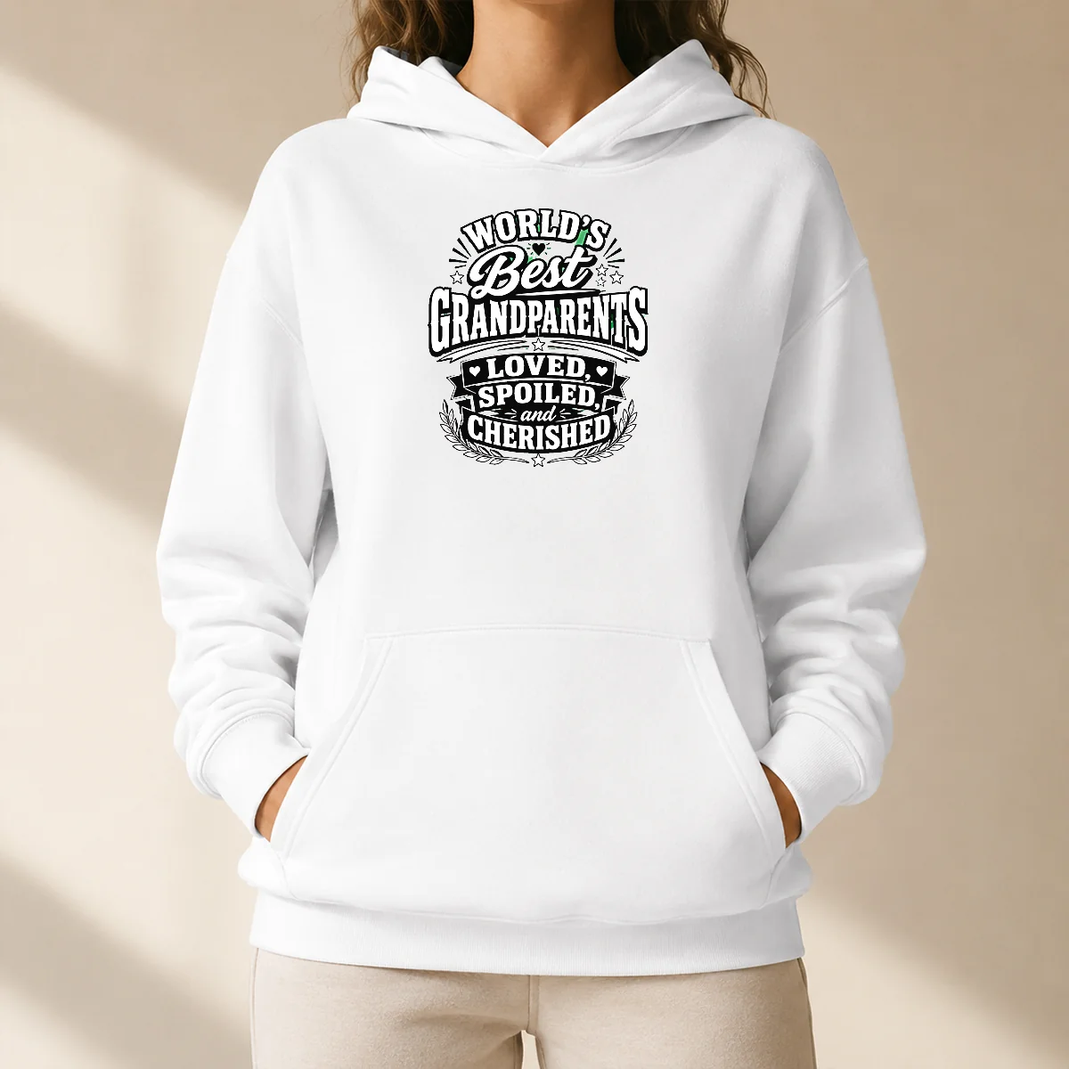 Nice Premium Grandparents Day Proud Silhouette Tee For Loved Grandparents Shirt - Image 5