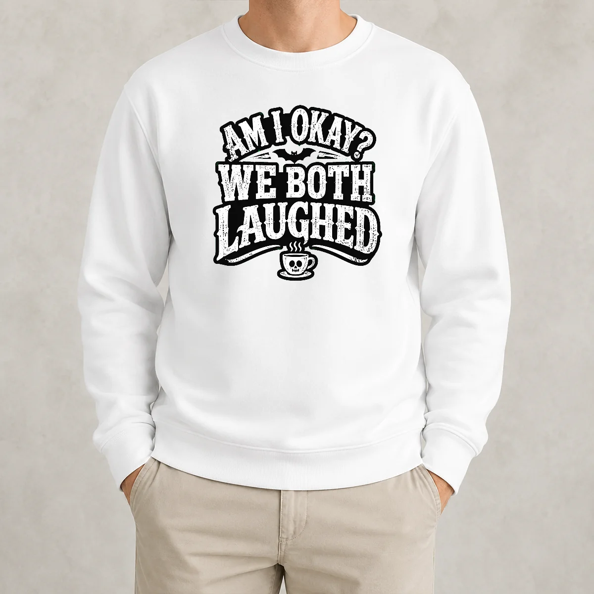 Nice Top Halloween Coffee Quote Silhouettefck Sweater