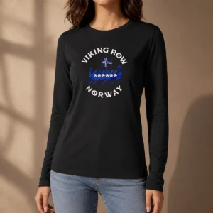 Nice Viking Row Norway Soccer Viking Ship Rowing Long Sleeve Shirt