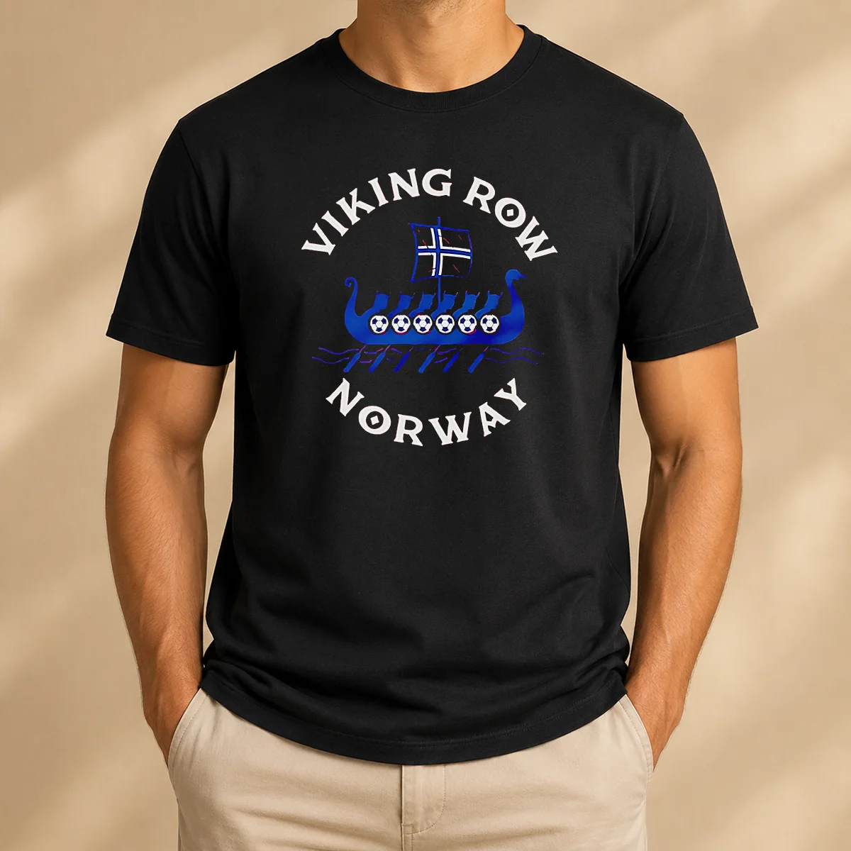 Nice Viking Row Norway Soccer Viking Shirt Nice Viking Row Norway Soccer Viking Shirt
