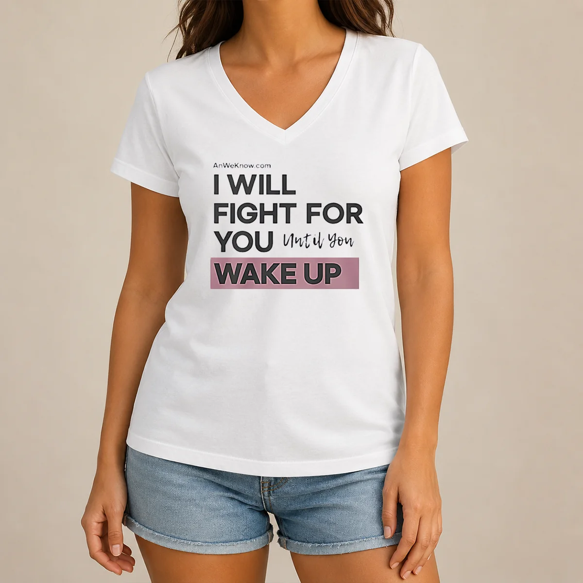 Official I Will Fight For You V-Neck Shirt Official I Will Fight For You V-Neck Shirt