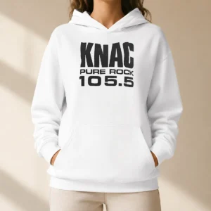 Official KNAC Pure Rock 105 5 Radio Station Hoodie