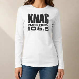 Official KNAC Pure Rock 105 5 Radio Station Long Sleeve Shirt