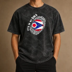 Official Ohio It'S In My DNA Washed T-Shirt